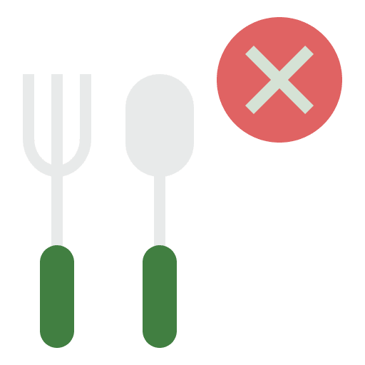 Fasting meal fork religion cultures icon Fasting meal fork religion cultures icon