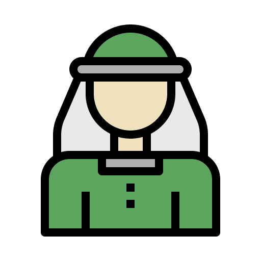 Arabian ramadan user man icon