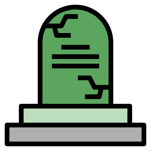 Cemetery graveyard stone tomb icon Cemetery graveyard stone tomb icon