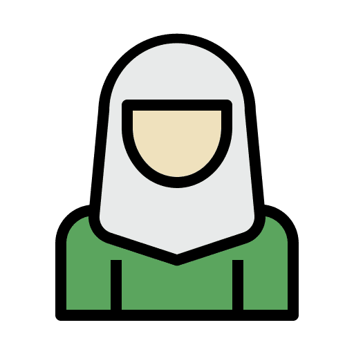 Moslem woman moslem woman hijab traditional dress icon