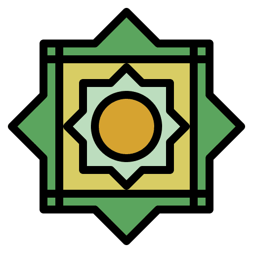 Mosque art decoration arabian icon Mosque art decoration arabian icon