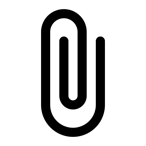 Attach file paperclip attachment attach file icon