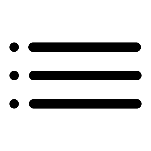 Bullet list layout order ui icon