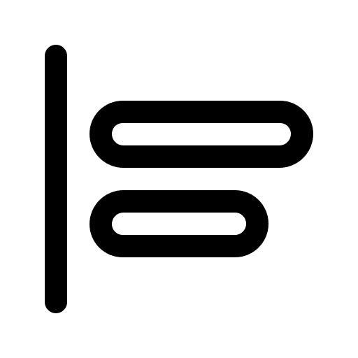 Left align ui horizontal alignment left align icon