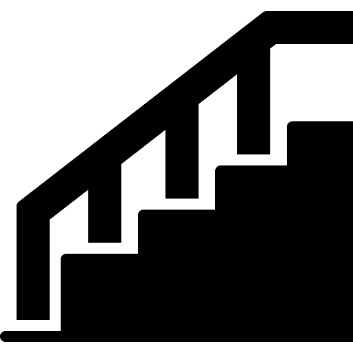 Stairs steps furniture and household stairs icon Stairs steps furniture and household stairs icon