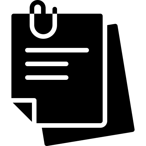 Document document file attached file icon Document document file attached file icon