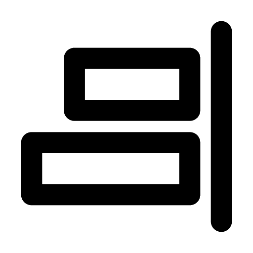 Align right software edit tools align right icon Align right software edit tools align right icon