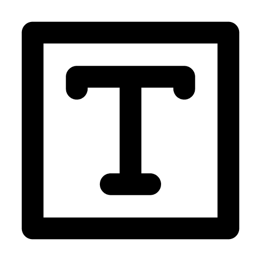 Type text editor design type icon Type text editor design type icon