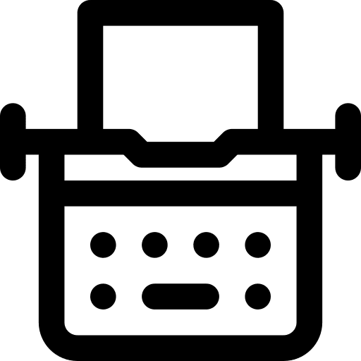 Copywriting journalist copywriter content creator icon