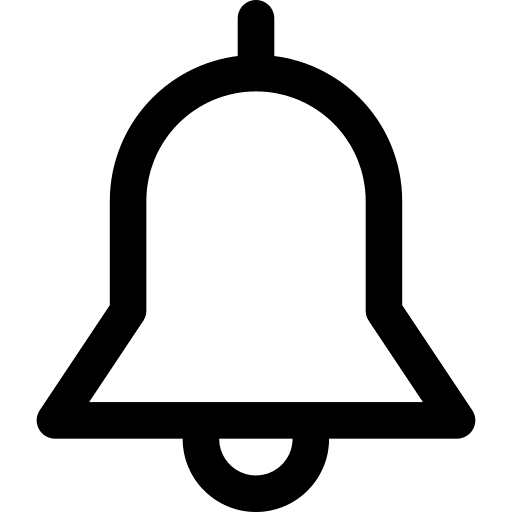 Notification notification alert bell icon Notification notification alert bell icon