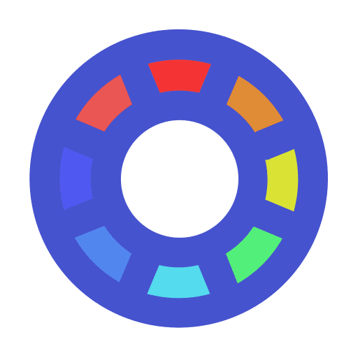 Color wheel color wheel paint edit tools icon