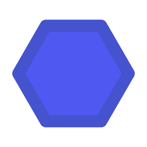 Polygon polygon polygonal shapes icon