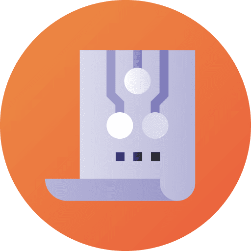 Smart contracts digital security agreement icon