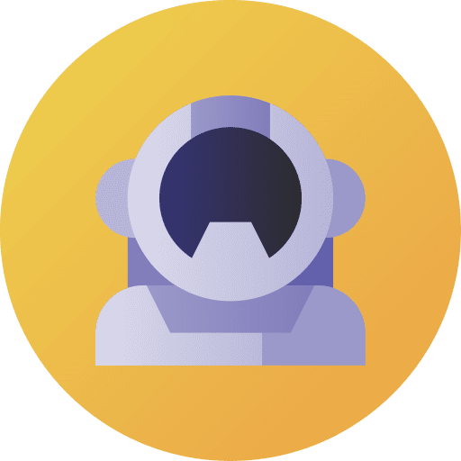 Space travel exploration astronaut space travel icon