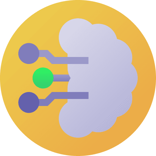 Technological technology robotics brain icon