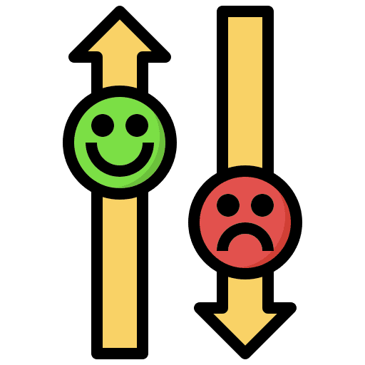 Valoration valoration arrow negative icon