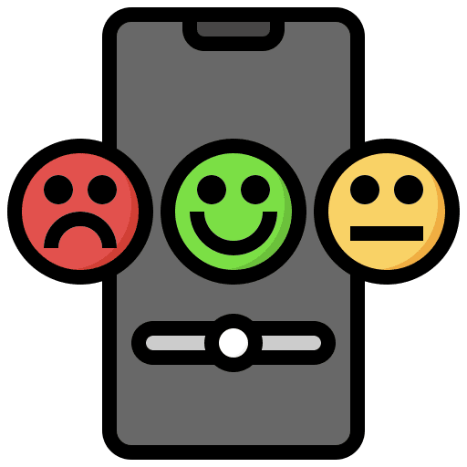 Customer satisfaction ui satisfaction scale positive icon Customer satisfaction ui satisfaction scale positive icon