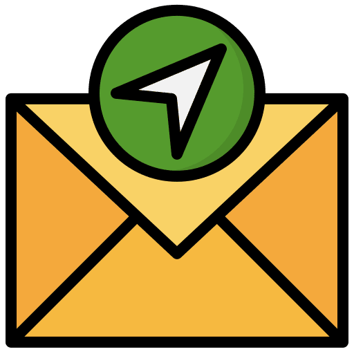 Email send envelope mail icon Email send envelope mail icon