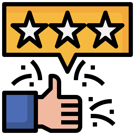Rating food business and finance rating icon Rating food business and finance rating icon