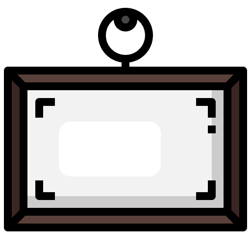 Frame photo frame picture wall display icon Frame photo frame picture wall display icon