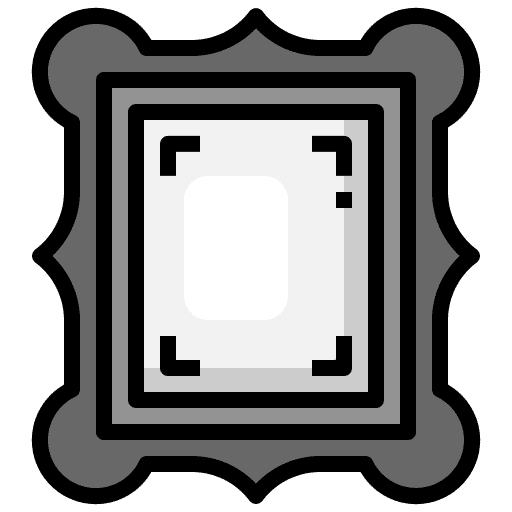 Frame photography frame interior icon