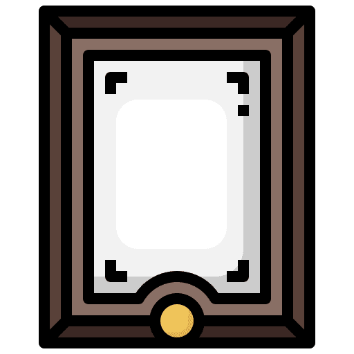 Frame art and design furniture and household photography icon Frame art and design furniture and household photography icon