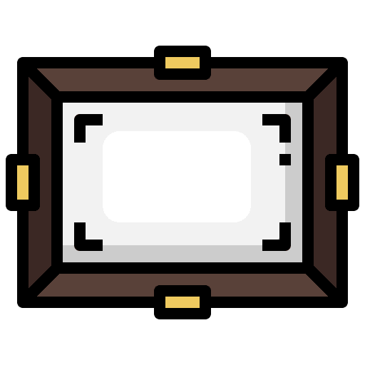 Frame frame photography wall display icon Frame frame photography wall display icon
