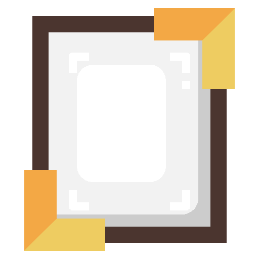 Frame photo frame wall display interior icon Frame photo frame wall display interior icon