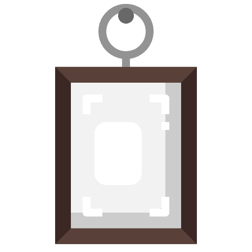 Frame picture furniture and household wall display icon Frame picture furniture and household wall display icon