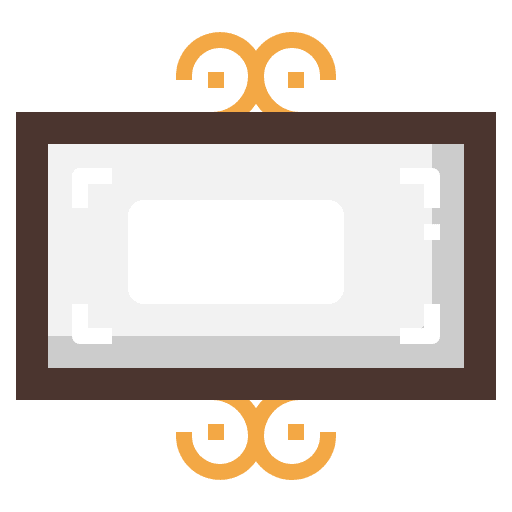 Frame wall display furniture and household photo frame icon Frame wall display furniture and household photo frame icon