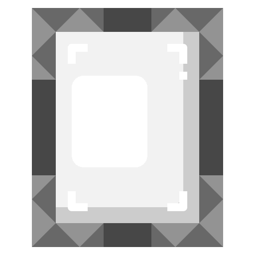 Frame wall display picture photography icon Frame wall display picture photography icon