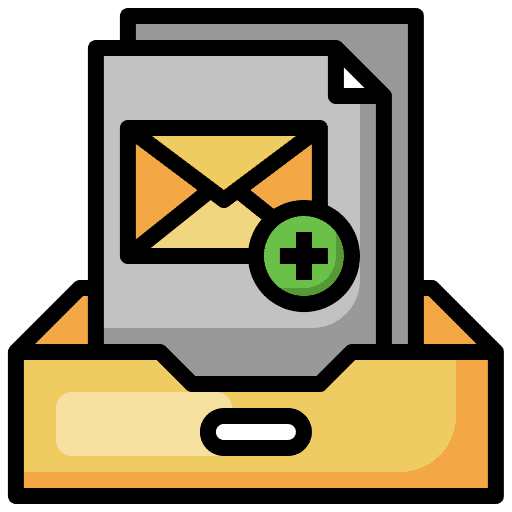Add communications box add icon Add communications box add icon