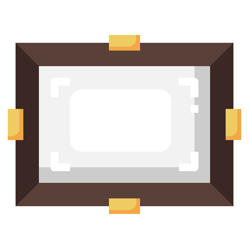 Frame image furniture and household interior icon Frame image furniture and household interior icon
