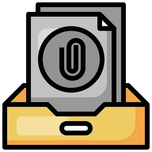 Attachment files and folders file attachment icon Attachment files and folders file attachment icon