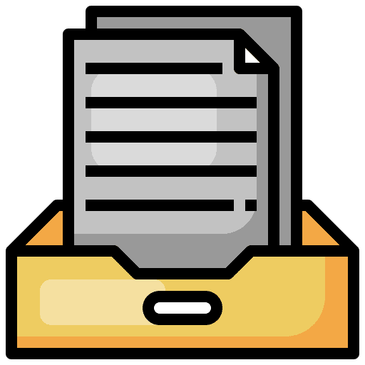 Email communications message file icon Email communications message file icon