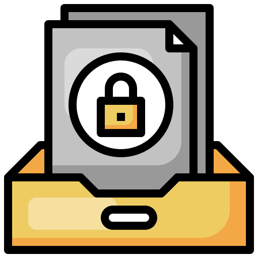 Secure mailbox secure email icon Secure mailbox secure email icon