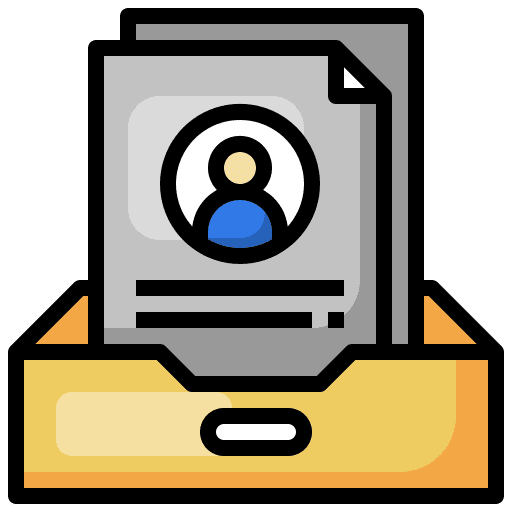 Send files and folders communications box icon Send files and folders communications box icon