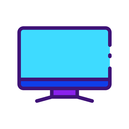 Tv monitor tv technology icon