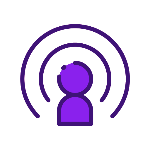 Podcast radio voice recorder communications icon Podcast radio voice recorder communications icon