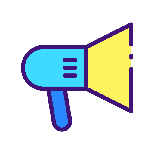Megaphone advertising marketing speaker icon Megaphone advertising marketing speaker icon