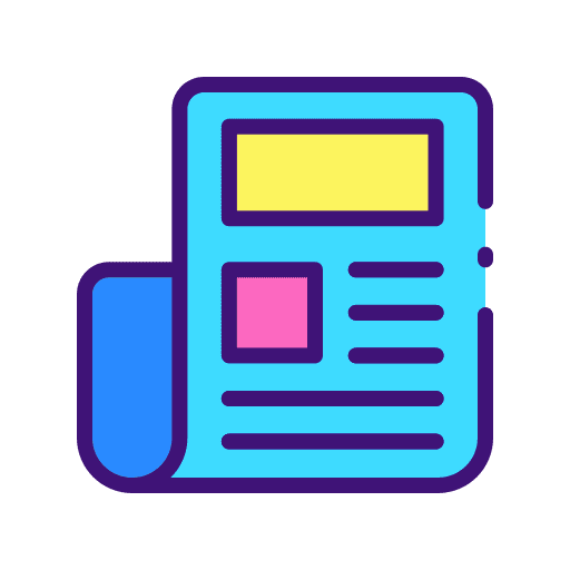 Newspaper newspaper journalism news report icon Newspaper newspaper journalism news report icon