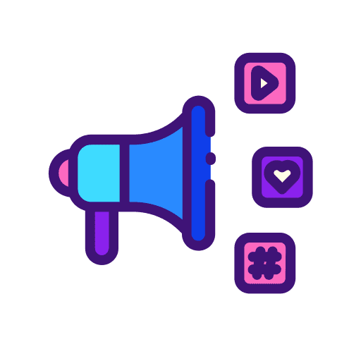 Social media marketing digital marketing social media marketing publicity icon Social media marketing digital marketing social media marketing publicity icon