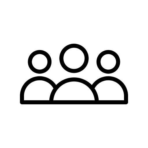 Audience people target audience icon