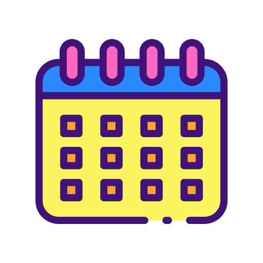 Calendar time and date administration schedule icon Calendar time and date administration schedule icon