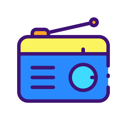Radio radio electronics transistor icon Radio radio electronics transistor icon