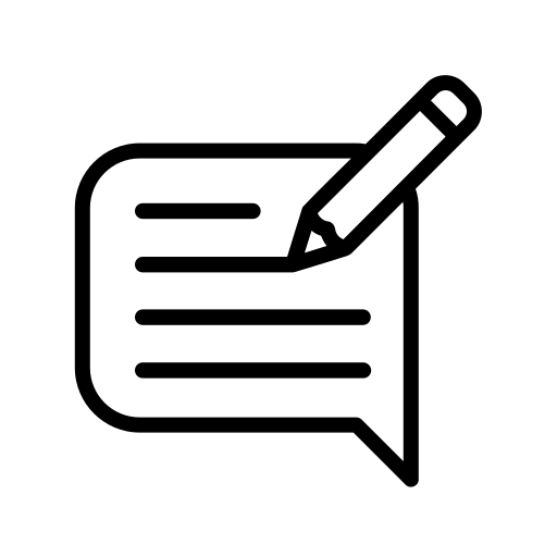 Tagline write tagline marketing icon