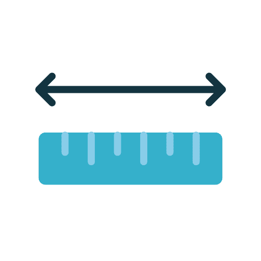 Measure geometry education measurement icon
