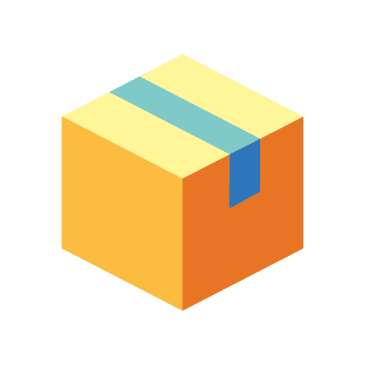 Box merchandise delivery package icon Box merchandise delivery package icon