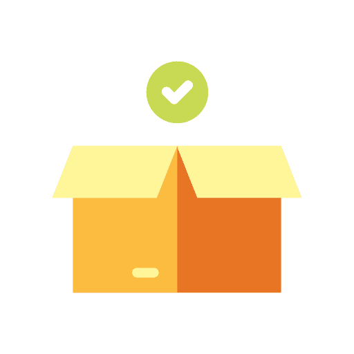 Pack art and design box cardboard box icon Pack art and design box cardboard box icon