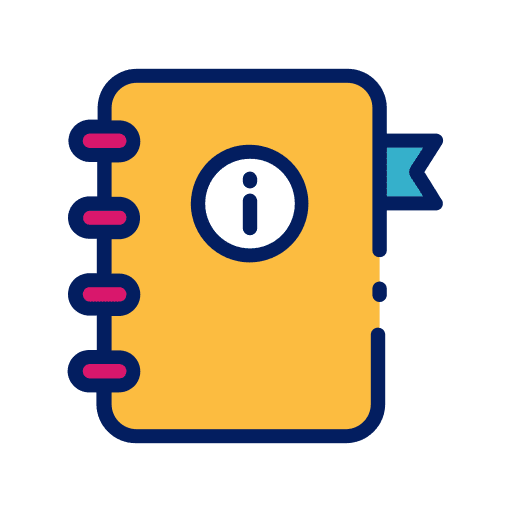 Manual book information info manual book icon Manual book information info manual book icon